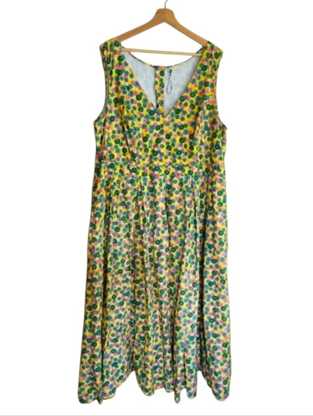 Wayward Fancies Size 3X 26W Fit Flare Dress Summer Dress Dopamine Drrss
